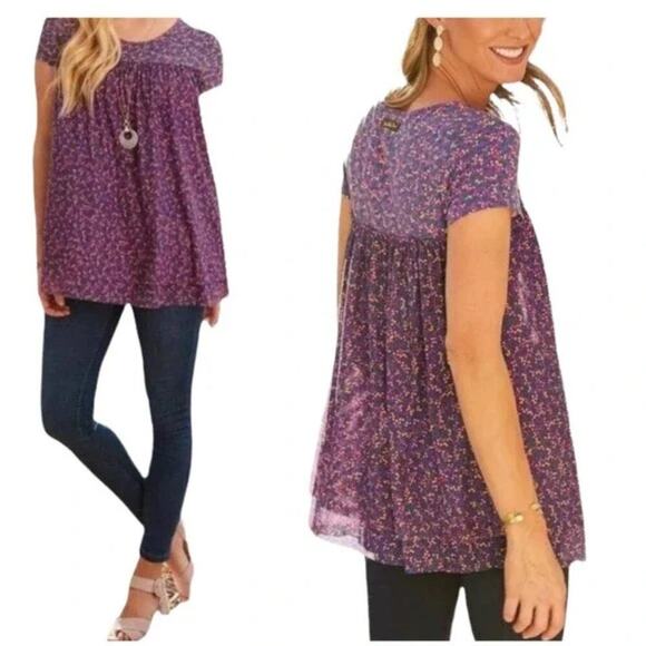 Matilda Jane Brilliant Daydream Walking On A Cloud Top Floral Spring Size Small - Picture 8 of 8